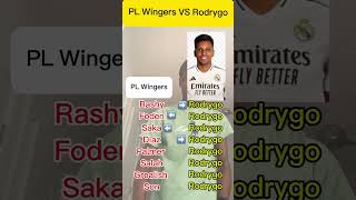 PL Wingers VS Rodrygo #rodrygo #realmadrid #laliga #football #shorts