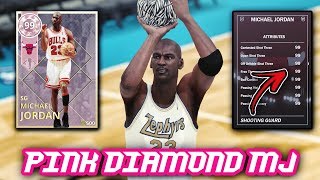 NBA 2K18 PINK DIAMOND MICHAEL JORDAN WITH 99 IN EVERY SINGLE STAT!! | NBA 2K18 MyTEAM GAMEPLAY