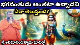 అంతటా భగవంతుడు ఉన్నాడు అని ఎలా తెలుస్తుంది?||sri anaghananda swamy speech in Telugu