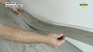 TUTO Poser un revêtement de sol en dalles PVC | BRICORAMA