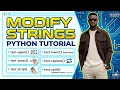 Python String Methods Explained | Upper, Lower, Strip, Replace, Split (Beginner Tutorial)