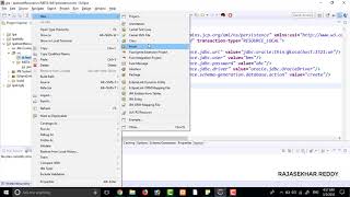 JPA Inserting Records into ORACLE Database using JPA | JPA TUTORIALS BY RAJASEKHAR REDDY