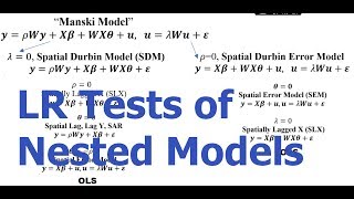 R Spatial Regression 2: All Spatial Models and Specification Tests