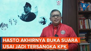 Muncul ke Publik! Ini Kata Hasto Usai Jadi Tersangka KPK