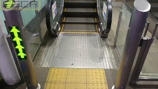 田園都市線 溝の口駅 南口入口 エスカレーター 三菱製 Mitsubishi Escalator Tokyu Denentoshi line Mizonokuchi station