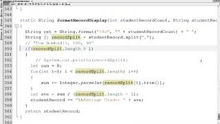 Java GradeBook App 05