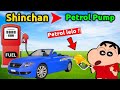 Opened Gas Station 😂 || Shinchan Bana Amir 🤑 || Funny game Gas Station Simulator