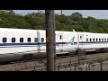 【hd 大迫力！！Ｎ700系のぞみ号通過】jr東海道本線大高駅にて jr東海jr西日本max.speed 285km h japanese bullet train shinkansen