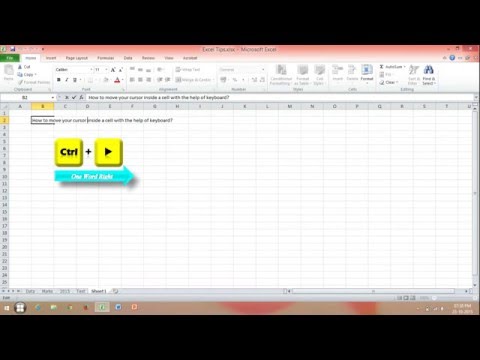 How to Move Cursor Inside a Cell with Keyboard in Excel How to Move Cursor Inside a Cell with Keyboard in Excel