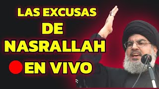 DAVID  DIAMOND🚨 LAS EXCUSAS DE NASRALLAH 🚨 NETANYAHU ADVIERTE AL AYATOLA Y A NASRALLAH