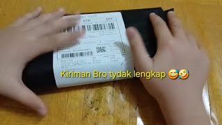 Unboxing dan review kiriman paket yang tidak lengkap | Kiriman Bro tydak lengkap (No talking)