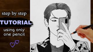 BTS V easy Drawing Tutorial | YouCanDraw