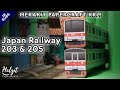 Merakit Papercraft KRL Japan Railway 203 & 205 - Papercraft Kereta Rel Listrik