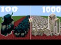 1000 IRON GOLEM VS 100 WARDEN. MINECRAFT BATTLE