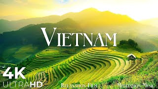 Vietnam Relaxation Film 4K - Peaceful Relaxing Music - Nature 4k Video UltraHD