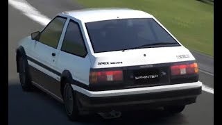 【GT5】 トヨタ スプリンタートレノ GT-APEX (AE86 Shuichi Shigeno Version) '00 【DEMO】