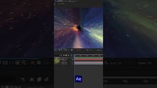 After Effects Space Tunnel Easy Tutorial #shorts #aftereffects