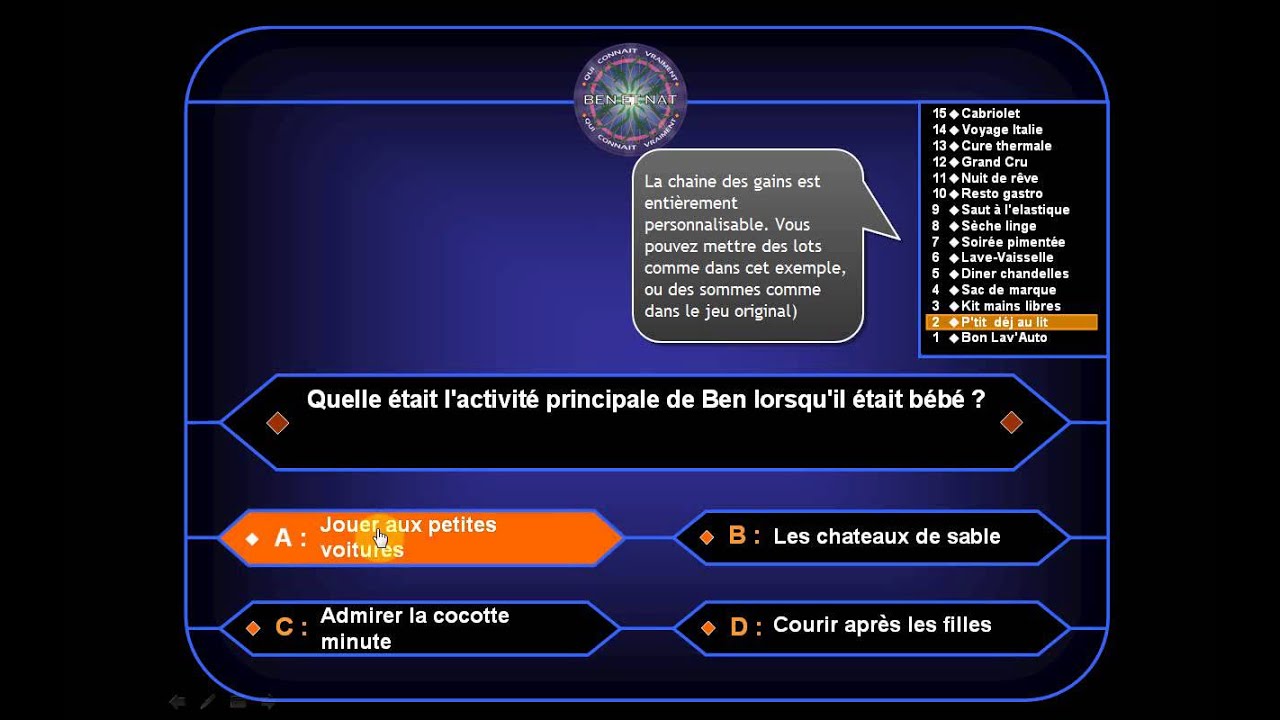 Powerpoint Qui Veut Gagner Des Millions Sur Jeux-ppt.com - YouTube