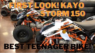 First Look! 2021 Kayo 150 Storm Detailed Walk-Around