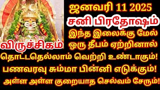 Jan 11 சனி பிரதோஷம் இந்த இலைக்கு மேல் தீபம் ஏற்றுங்கள்! #sani pradosham |#viruchigam rasi