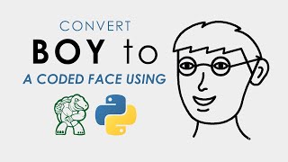 Convert the Word BOY to a Face Drawing Using Python Turtle