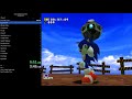 Sonic Adventure (Dreamcast) Sonic's Story Speedrun 1:14:23