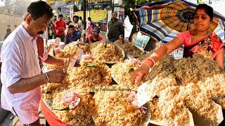 Kolkata's BEST Street BIRYANI ₹190 only Samar da Biryani Indian street food