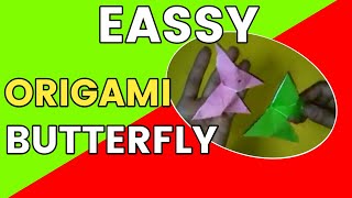 Make Simple origami butterfly easy only 2 minutes I origami easy