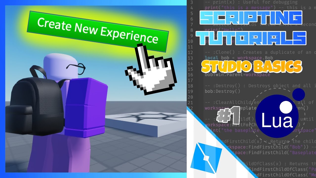 How To Script On Roblox - Studio Basics #1 - YouTube
