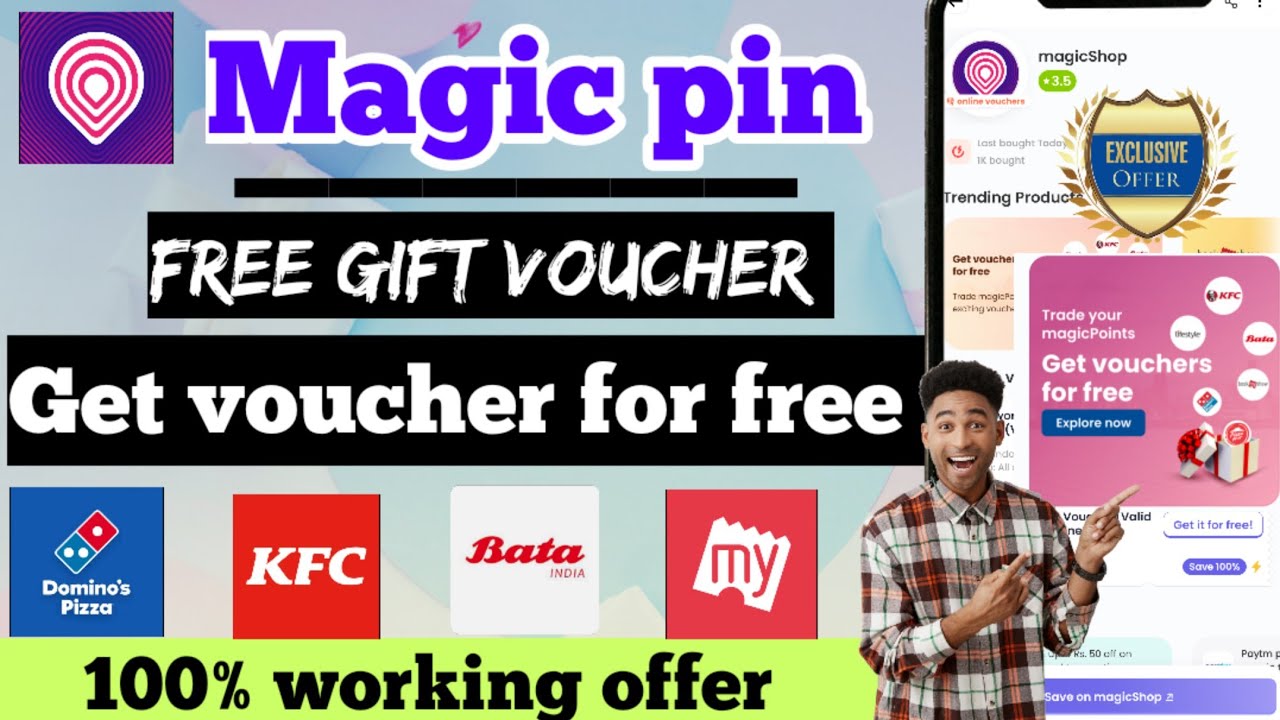 Magic Pin Offer 2022 | Magic Pin Voucher For Free | Magic Pin Se Free ...