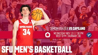 SFU Men's Basketball: Red Leafs vs Capilano University - November 13th, 2024