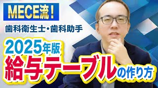 【有料級】歯科医院の給与テーブルはこう作れ・2025年版