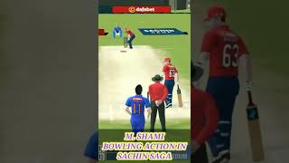 Mohammed Shami Bowling Action in Sachin Saga #shorts
