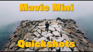 『Mavic Mini』クイックショット4種類