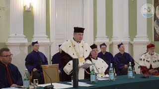 Uroczystość nadania tytułu Doktora Honoris Causa - przemówienie ks. Rektora