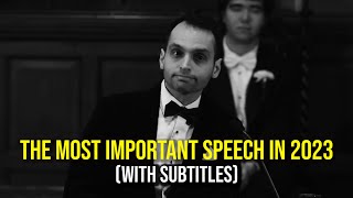 THE SPEECH THAT EVERYONE IS TALKING ABOUT (with subtitles)