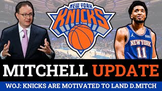 LATEST Donovan Mitchell Trade Rumors From WOJ: Knicks MOTIVATED To Get A Deal Done | Knicks Rumors
