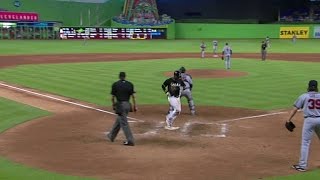 ATL@MIA: Gordon singles home Hechavarria