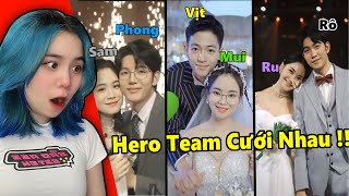 Các Cặp Đôi Hero Team CƯỚI NHAU !! | Mèo Simmy Reaction Tik Tok Hero Team |
