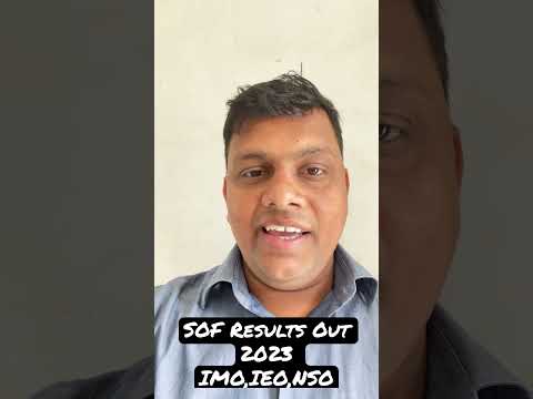 SOF 2nd Level Results 2023 Declared || IMO, IEO , NSO || Level 2 ...