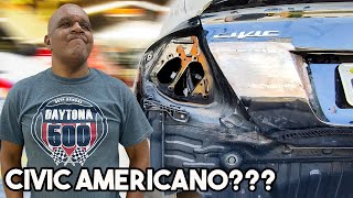 TRANSFORMANDO O HONDA CIVIC 2014 EM UM CIVIC AMERICANO!!😱 ANIMAL DEMAIS!!