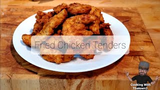 Fried Chicken Tenders | Keto | Low Carb | How to Remove Chicken Tendon | Cooking With Thatown2