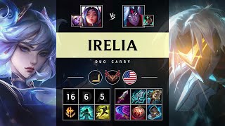 Irelia ADC vs Varus: Triple Kill, Godlike - NA Grandmaster Patch 25.S1.1