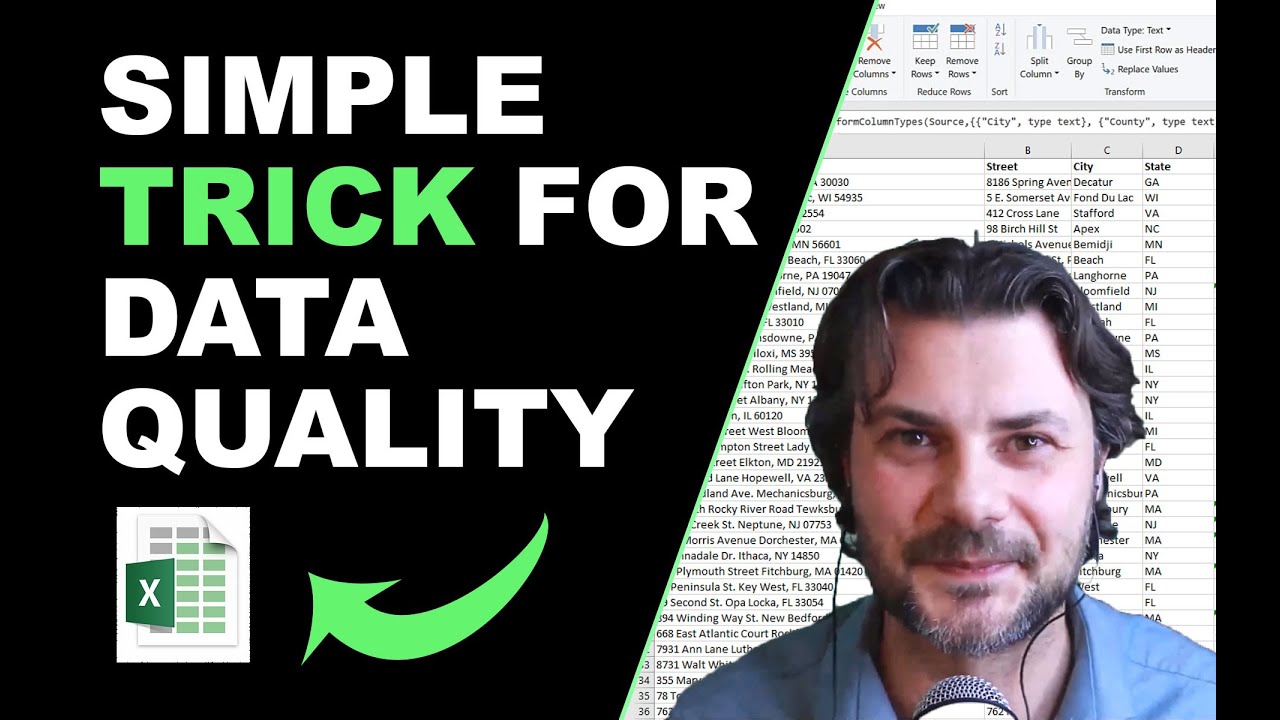 Simple Excel Trick To Improve Your Data Quality - YouTube