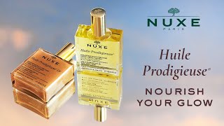 Huile Prodigieuse Nuxe : Classique et Or – Le soin Glow Visage, Corps \u0026 Cheveux