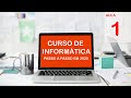 Curso Básico de Informática 2020- Iniciantes- (Aula 1)- Como ligar o Computador.