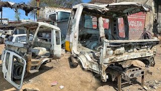 Hino Truck Cabin was Fully Destroyed By Road Accident|| Complete Restoration Hino Truck Cabin