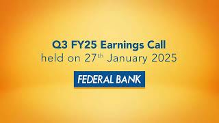 Q3 FY25 Earnings Call held on 27th January 2025