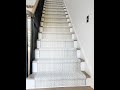 Video of stair runner installation