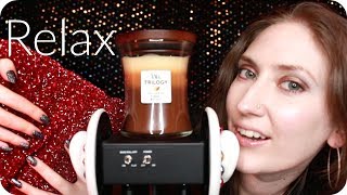 ASMR Close Up Whispering, Ear Tapping, Woodwick Fire Candle & Other Good Sounds to Relax You